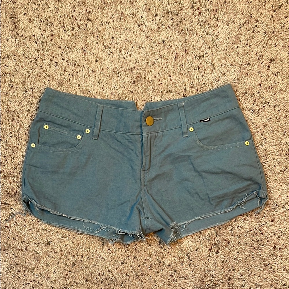 Hurley Blue‎ Y2K Shorts Size 1